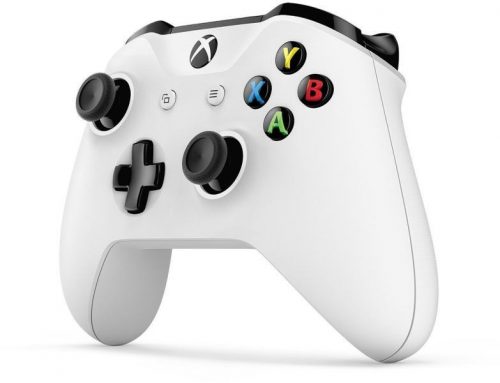 Xbox One kontroller, használt, fehér