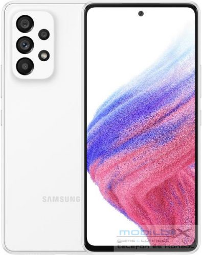 Samsung Galaxy A53 5G 128 GB, fehér, használt