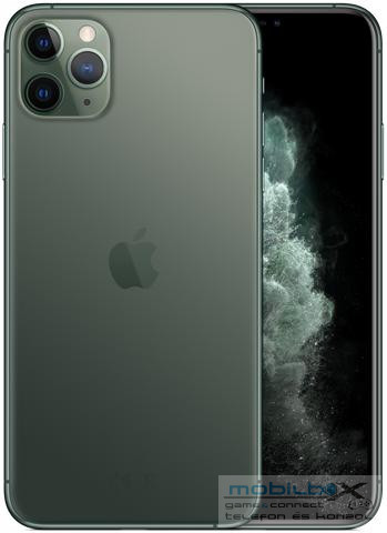 Iphone 11 Pro Max Midnight Green 64 GB használt , karcmentes, 100%-os akkumulátorral