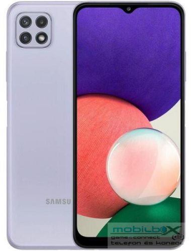 Samsung Galaxy A22 5G 128 GB, lila, használt