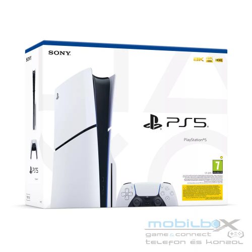 Playstation 5 Slim 1TB, lemezolvasós, dobozos, használt