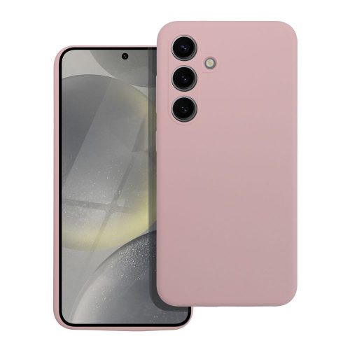 Samsung A05s szilikon , plüss belső , kameralencsevédős hátlapvédő pink