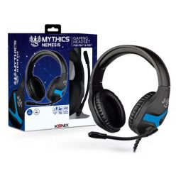    Könix Mythics Nemesis PlayStation 4 , playstation 5 kék , vezetékes  gamer headset