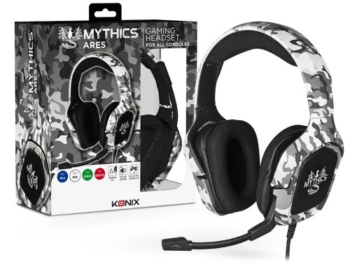  KÖNIX Mythics Ares PlayStation 4 , playstation 5 XBOX ,Nintendo Switch , vezetékes  gamer headset