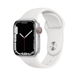    Forcell Apple Watch hagyományos okosóra szíj 42/44/45/49 mm fehér