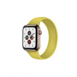     Xpro Apple Watch Solo szilikon óraszíj 42/44/45/49 mm M méretű sárga