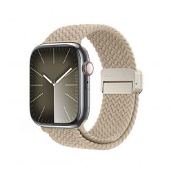    Dux Ducis Apple Watch Ultra stílusú fonott szövetszíj 42/44/49mm barna