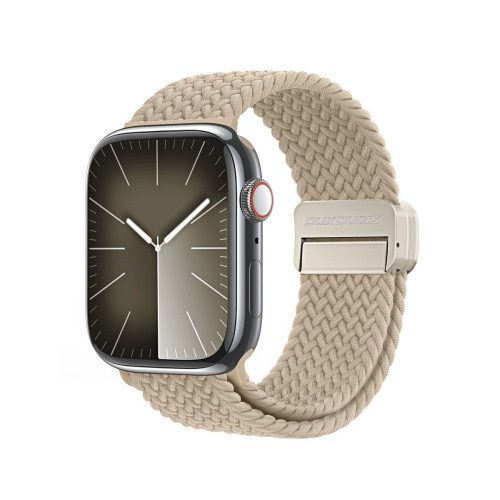  Dux Ducis Apple Watch Ultra stílusú fonott szövetszíj 42/44/49mm barna