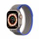 Dux Ducis Apple Watch Ultra stílusú szövet szíj 42/44/49mm szürke kék 