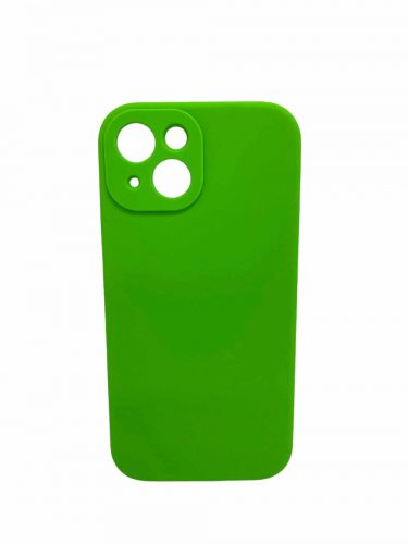 Iphone 15 Soft szilikontok , kameralencsevédős , lime zöld 