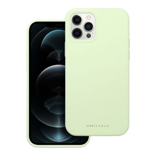 Iphone 12 pro , Roar Simply szilikon tok , Light green 