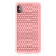 Iphone Xr Baseus Weaving case fonat mintás szilkon hátlaptok pink 