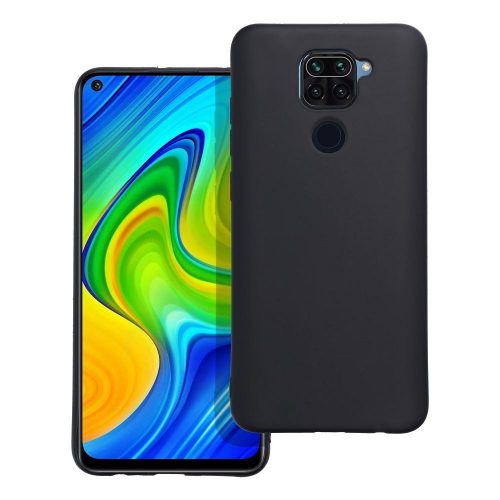 Xiaomi Redmi Note 9  fekete   szilikon , matt szilikon 