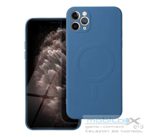 Iphone 11 Pro    Case Magsafe rögzítéssel , kameralencsevédős ,  kék