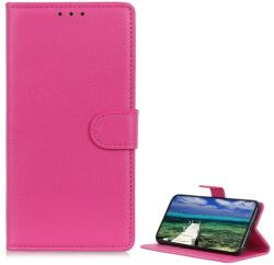 Honor x8b bőrhatású Smart book  könyvtok pink 