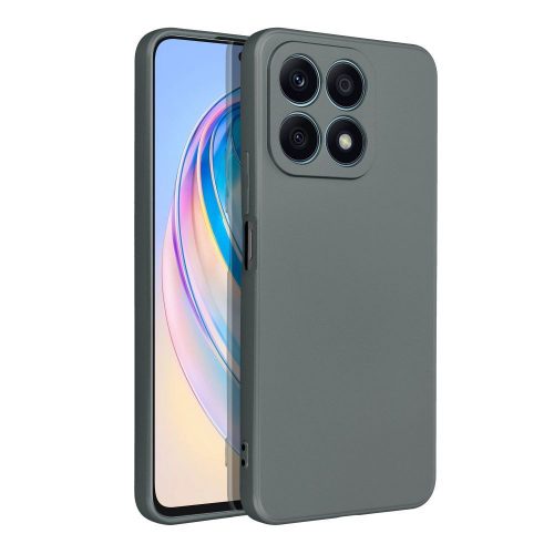 Honor X8a  metallic szilkon hátlaptok  kameralencsevédős szürke 