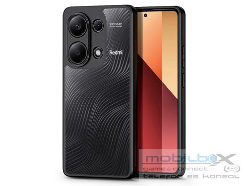 Xiaomi Redmi Note 13 Pro 4G/Poco M6 Pro 4G hátlap - Dux Ducis Aimo Series -     fekete/átlátszó