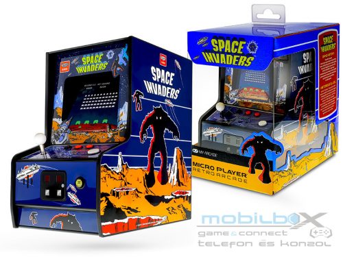 My Arcade DGUNL-3279 Space Invaders Micro Player Retro Arcade 6.75" Hordozható Játékkonzol