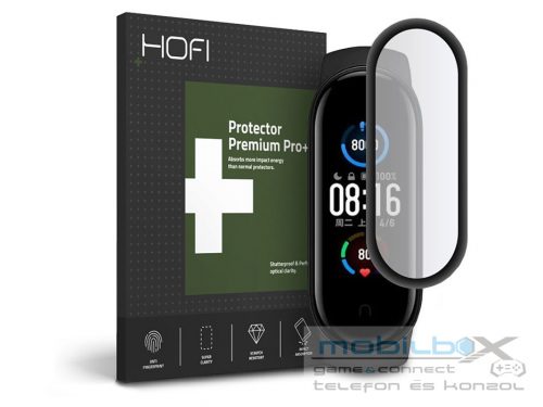 HOFI Hybrid Glass üveg képernyővédő fólia - Xiaomi Mi Smart Band 5 - fekete