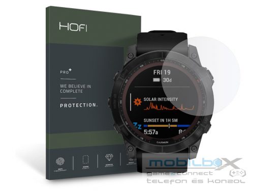 HOFI Glass Pro+ üveg képernyővédő fólia - Garmin Fenix 6X / 6X Pro / 7X - átlátszó