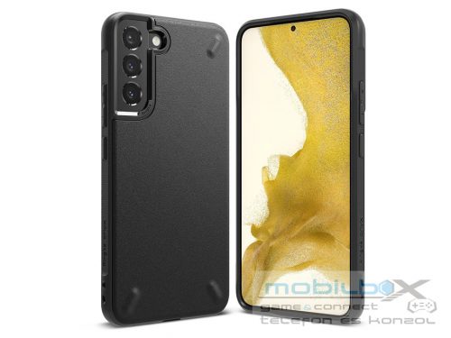 Samsung S906B Galaxy S22+ 5G ütésálló hátlap - Ringke Onyx - fekete