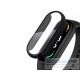 Xiaomi Mi Smart Band 7 védőtok beépített edzett üveggel - DEFENSE 360 - fekete  (ECO csomagolás)