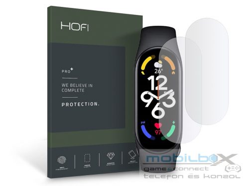 HOFI Hydroflex Pro+ képernyővédő fólia - Xiaomi Mi Smart Band 7 - 2 db/csomag - átlátszó