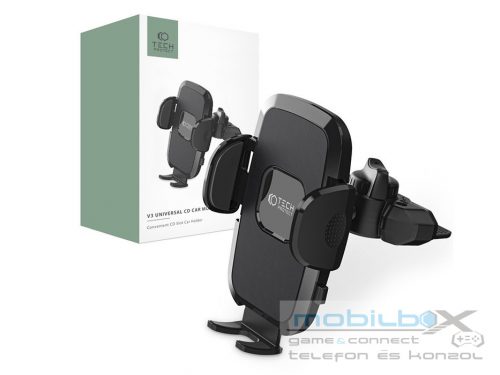 Tech-Protect CD-lejátszóba illeszhető PDA/GSM autós tartó - Tech-Protect        Universal CD Car Mount V3 - fekete