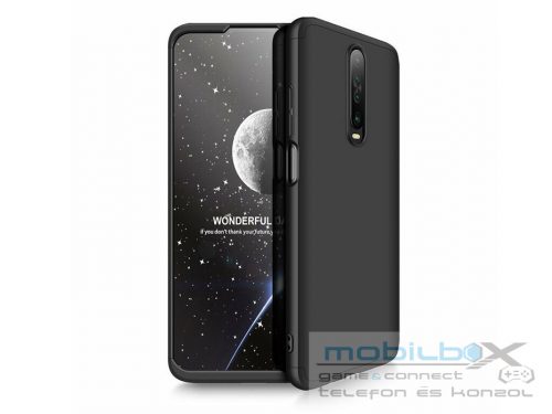 Xiaomi Poco X2 hátlap - GKK 360 Full Protection 3in1 - fekete