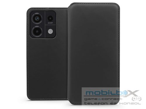 Xiaomi Redmi Note 13 Pro 5G/Poco X6 5G oldalra nyíló tok - Dual Pocket Flip -   fekete