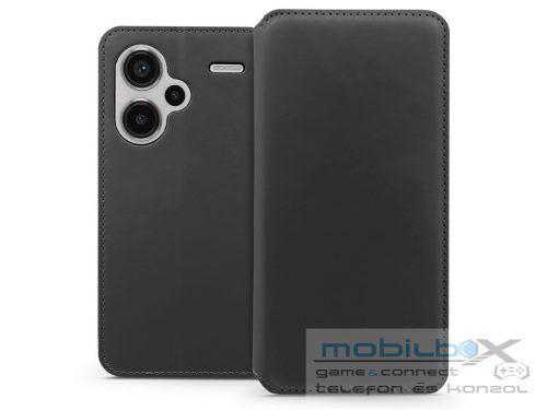 Xiaomi Redmi Note 13 Pro+ oldalra nyíló tok - Dual Pocket Flip - fekete