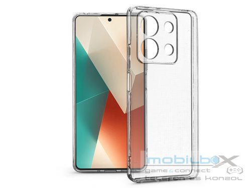 Xiaomi Redmi Note 13 5G szilikon hátlap kameravédővel - Premium Clear Case Box -átlátszó