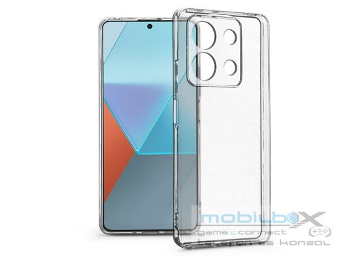 Xiaomi Redmi Note 13 Pro 5G/Poco X6 5G szilikon hátlap kameravédővel - Premium  Clear Case Box - átlátszó