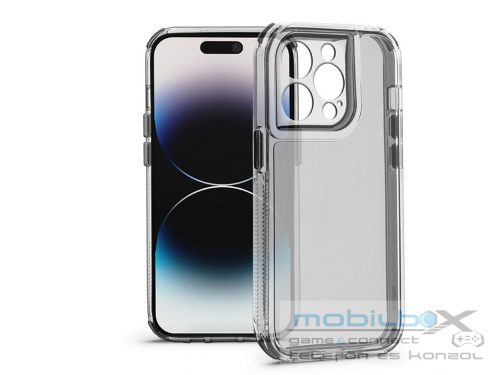 Haffner Matrix Clear kameravédős szilikon tok - Apple iPhone 14 Pro - átlátszó