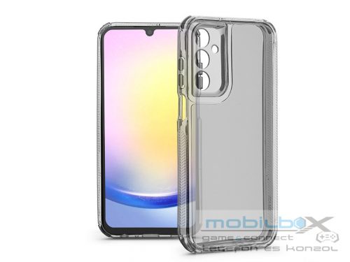 Haffner Matrix Clear kameravédős szilikon tok - Samsung SM-A256 Galaxy A25 5G - átlátszó