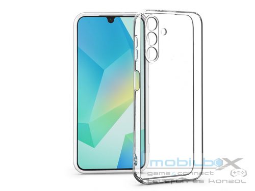 Haffner Clear Case Box kameravédős szilikon tok - Samsung SM-A165 Galaxy A16    4G/A16 5G - átlátszó