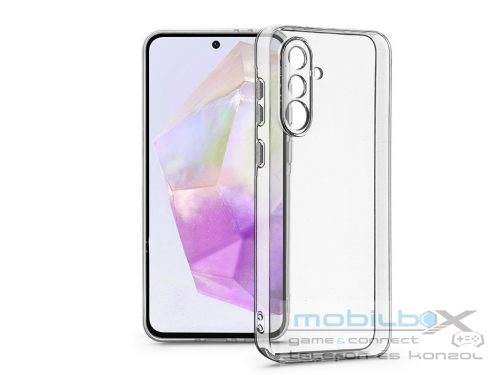 Haffner Clear Case kameravédős szilikon tok - Samsung SM-A366 Galaxy A36 5G -   átlátszó