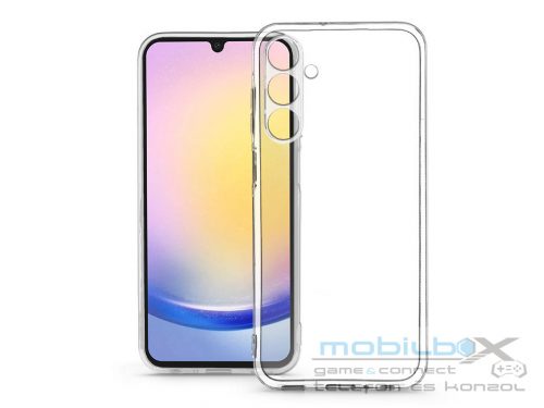 Samsung SM-A256 Galaxy A25 5G szilikon hátlap kameravédővel - Clear Case -      átlátszó