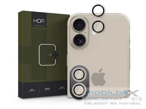 HOFI Camring Pro+ hátsó kameralencse védőüveg - Apple iPhone 16/16 Plus - átlátszó