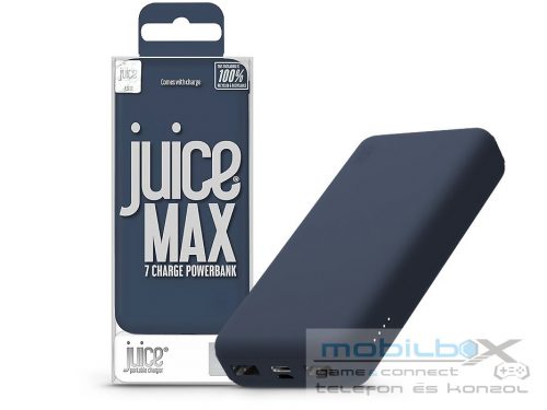 Juice hordozható külső akkumulátor / power bank - 20.000 mAh - Juice ECO MAX - 2xUSB + Type-C - kék