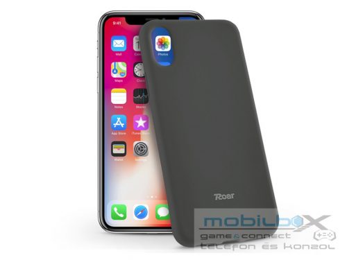 Apple iPhone X szilikon hátlap - Roar All Day Full 360 - fekete