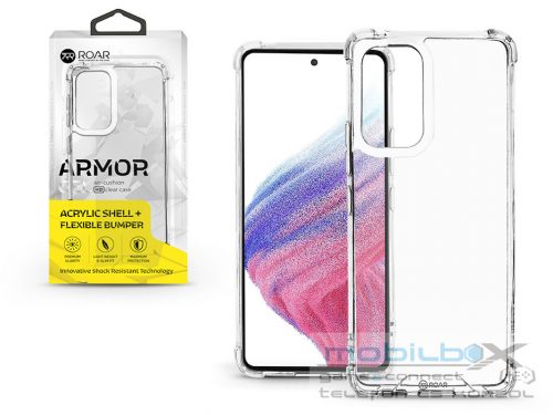 Samsung A536U Galaxy A53 5G szilikon hátlap - Roar Armor Gel - átlátszó