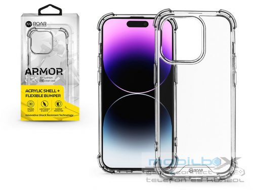 Apple iPhone 14 Pro szilikon hátlap - Roar Armor Gel - átlátszó