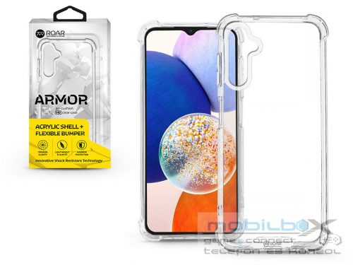 Samsung A145 Galaxy A14 4G/Galaxy A14 5G szilikon hátlap - Roar Armor Gel -     átlátszó