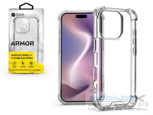 Roar Armor Gel szilikon tok - Apple iPhone 16 Pro - átlátszó