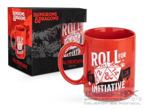 Konix Dungeons & Dragons "ROLL FOR INITIATIVE" Bögre