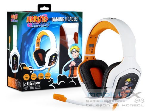 Konix Naruto univerzális vezetékes gamer headset