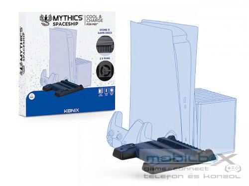 Mythics PlayStation 5 multifunkciós töltő- és hütőállvány