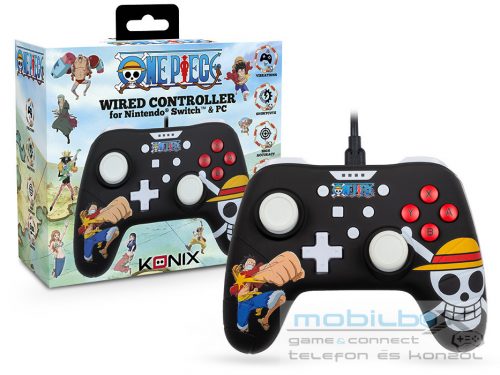 Konix One Piece Nintendo Switch/PC kompatibilis vezetékes kontroller