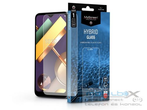 LG K22 LM-K200E rugalmas üveg képernyővédő fólia - MyScreen Protector Hybrid    Glass - átlátszó